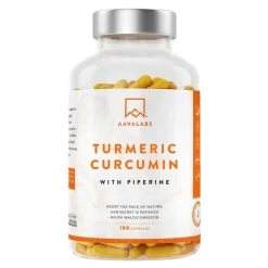 Aavalabs Curcumin + Piperin vegan Kapseln, 180 St