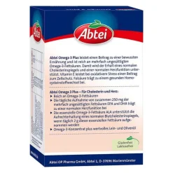 Abtei Omega-3 Plus Kapseln , 60 St