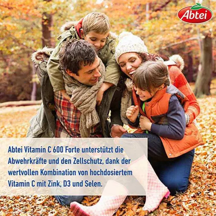 Abtei Vitamin C 600 Forte Tabletten Titandioxidfrei , 42 St