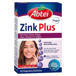 Abtei Zink Plus Nährstoff Kapseln, 32 St