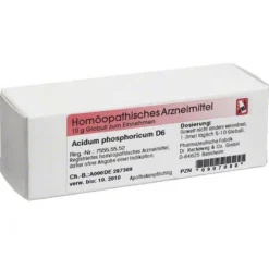 Acidum phosphoricum D 6 Globuli, 10 g