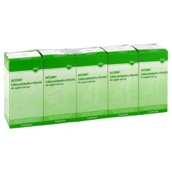 Acoin Lidocainhydrochlorid 40 mg / ml Lösung, 5X50 ml