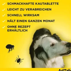 AdTab™ Kautabletten für extra große Hunde 900 mg 22 bis 45 kg, 3 St
