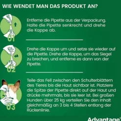 Advantage 400 für Hunde ab 25 kg, 1X4 St