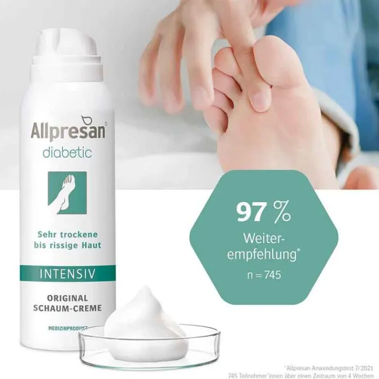 Allpresan diabetic Fuß Intensiv Schaum, 125 ml
