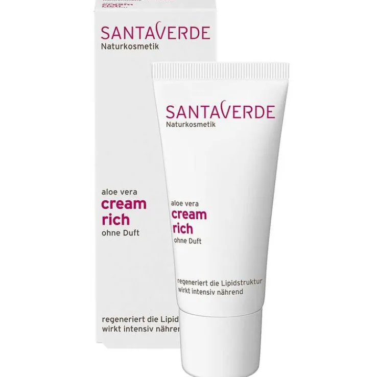 Aloe Vera Creme rich ohne Duft, 30 ml