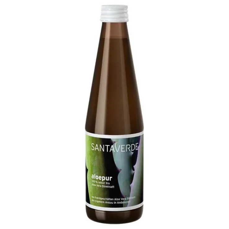 aloepur 100% reiner Aloe Vera Saft, 330 ml