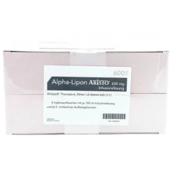Alpha Lipon Aristo 600 mg Infusionslösung, 5X100 ml