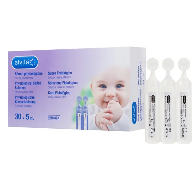 Alvita physiologische Kochsalzlösung Ampullen, 30X5 ml