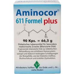 Aminocor 611 Formel plus Kapseln, 90 St