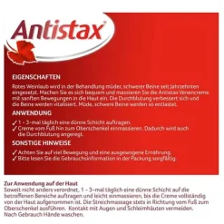 Antistax® Venencreme belebt müde & schwere Beine, 50 g