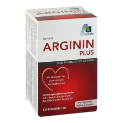 Arginin plus Vitamin B1 + B6 + B12 + Folsäure Filmtabletten , 120 St