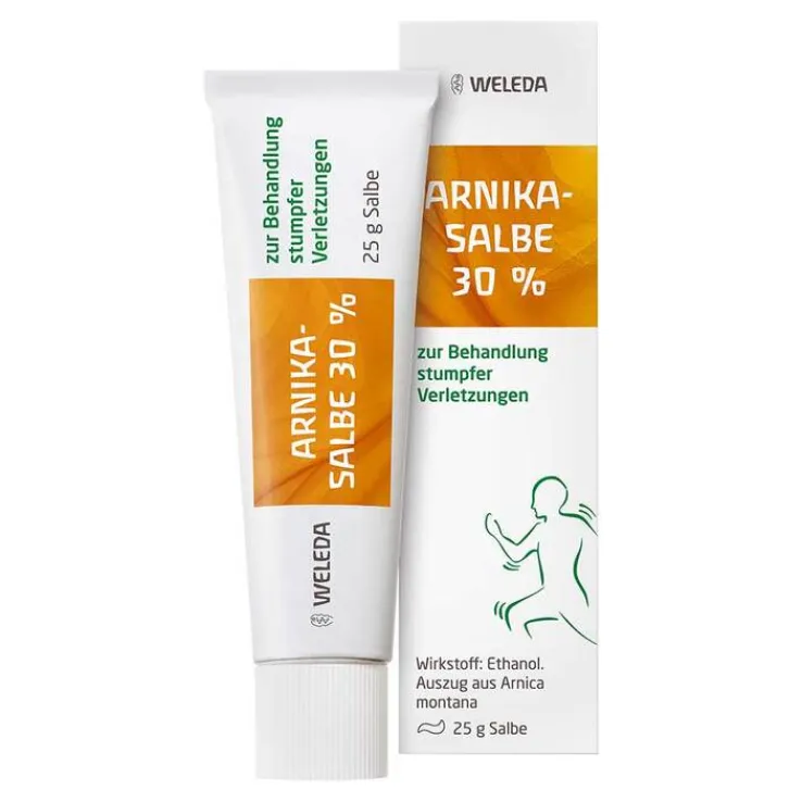 Arnika-Salbe 30% zur Behandlung stumpfer Verletzungen, 25 g