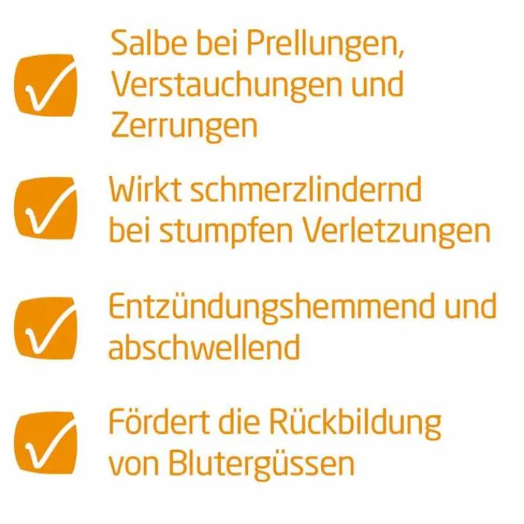 Arnika-Salbe 30% zur Behandlung stumpfer Verletzungen, 25 g