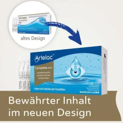 Artelac Complete EDO Augentropfen bei trockenen Augen, 10X0.5 ml