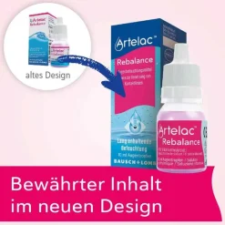 Artelac® Rebalance Augentropfen für gereizte trockene Augen, 10 ml