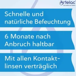 Artelac® Splash MDO® Augentropfen für trockene brennende Augen, 2X15 ml