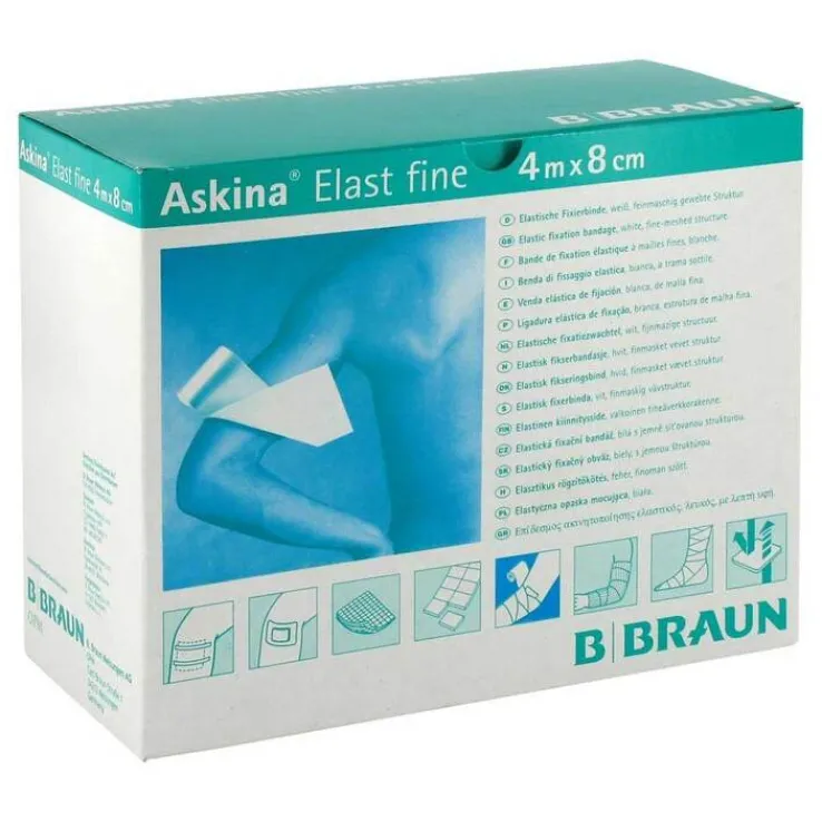 Askina Elast Fine Binde 4mx8, 20 St