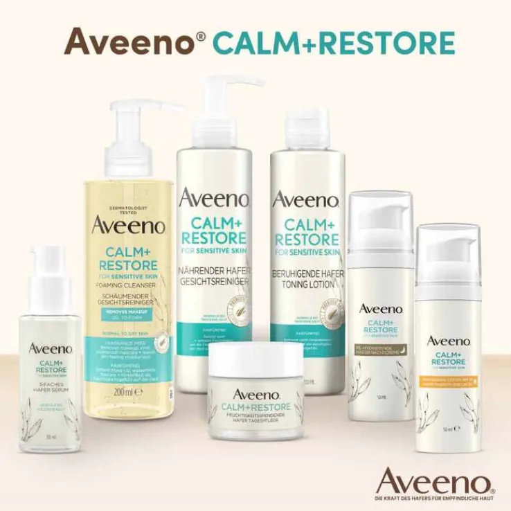 Aveeno Calm + Restore Hafer Tagespflege Creme LSF 50, 50 ml
