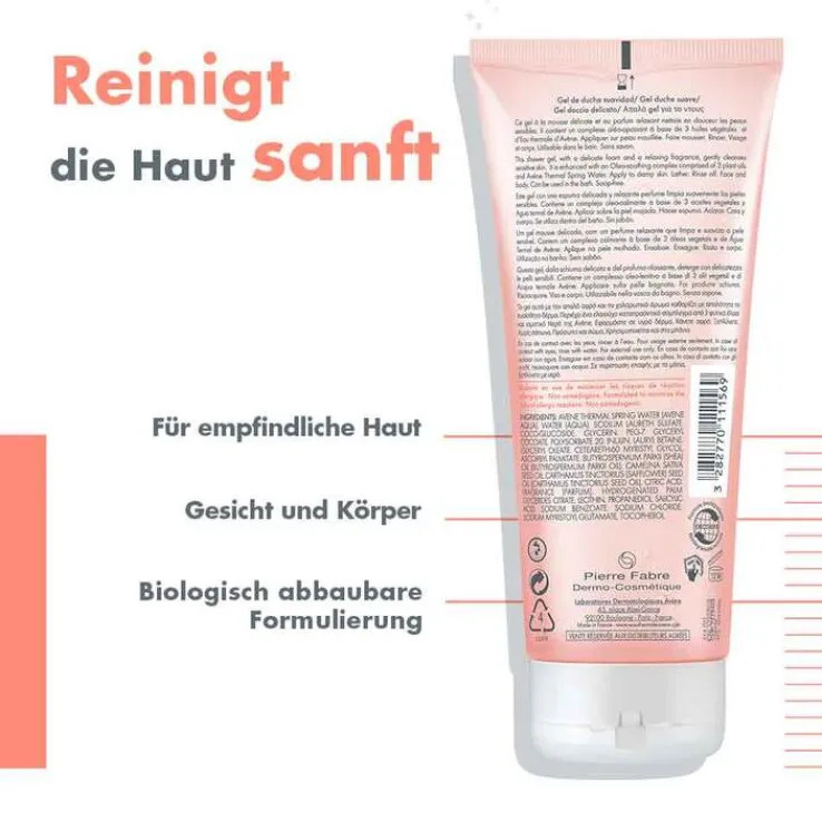 Avene Body mildes Duschgel, 200 ml