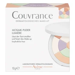 Avene Couvrance Mosaik-Puder lumiere mit Schwämmchen, 10 g