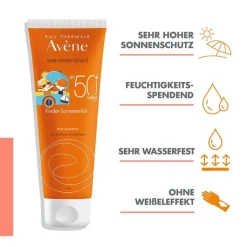 Avene Kinder-Sonnenmilch SPF 50+ , 250 ml