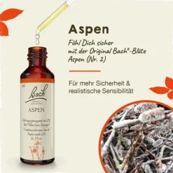 Bachblüten Nr. 2 Aspen Tropfen, 20 ml