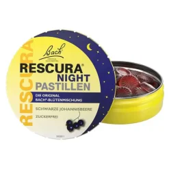 Bachblüten Original Rescura Night Pastillen schwarze Johannisbeere, 50 g