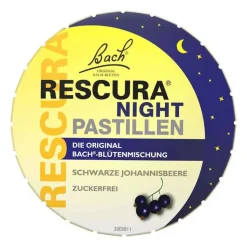 Bachblüten Original Rescura Night Pastillen schwarze Johannisbeere, 50 g