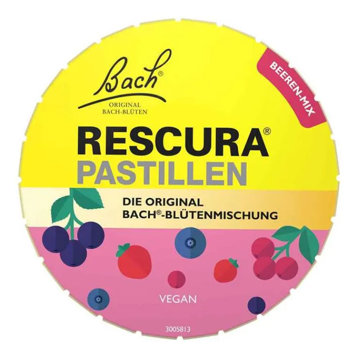 Bachblüten Original Rescura Pastillen Beeren-Mix, 50 g