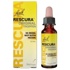 Bachblüten Original Rescura Tropfen mit Alkohol, 10 ml