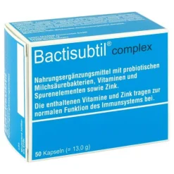 Bactisubtil Complex Kapseln, 50 St