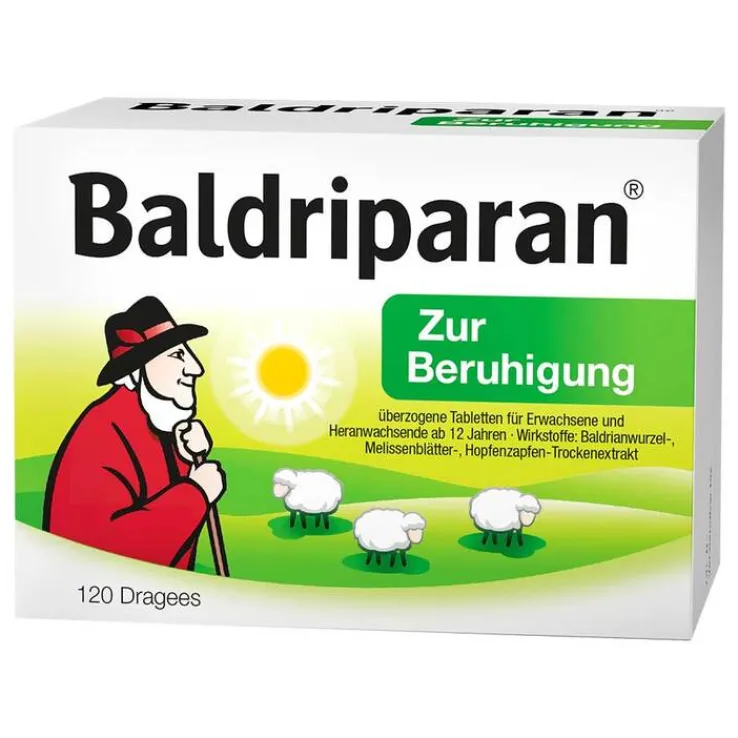 Baldriparan zur Beruhigung überzogene Tabletten, 120 St