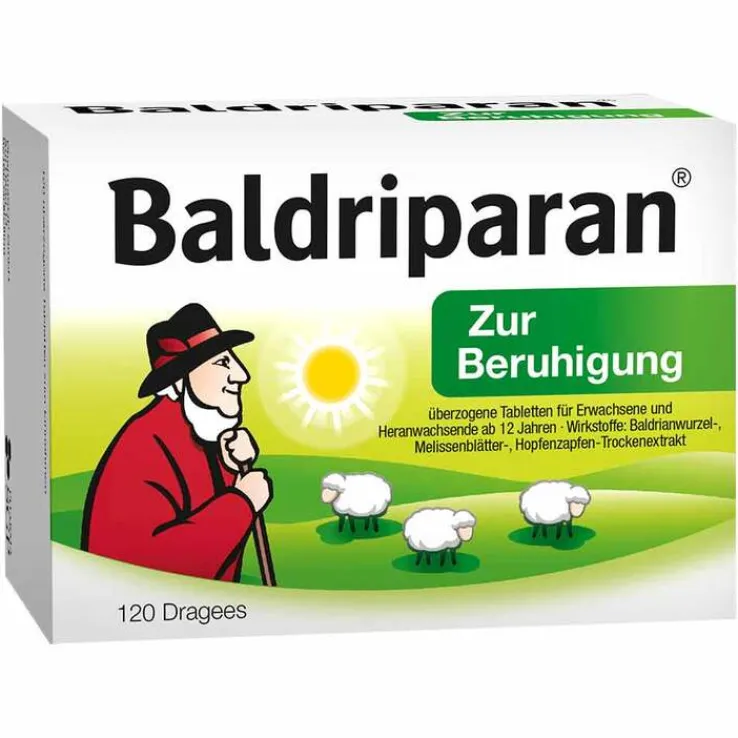 Baldriparan zur Beruhigung überzogene Tabletten, 120 St