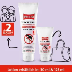 Ballistol Stichfrei Mückenschutz Lotion Kids & Family, 30 ml