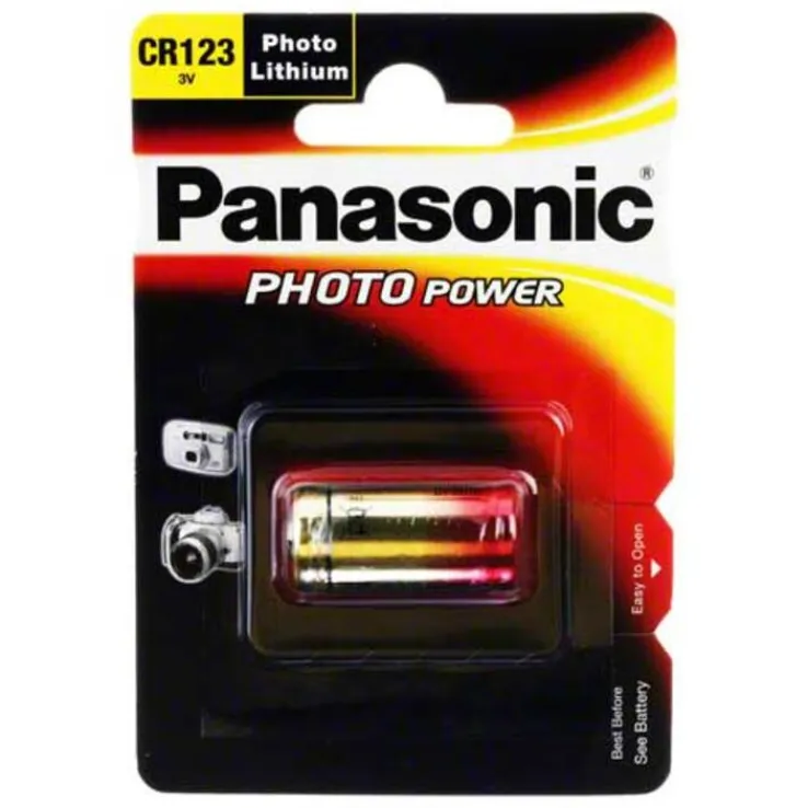 Batterien Lithium 3V CR 123A, 1 St