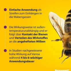 Bayvarol® Streifen für Honigbienen, 5X4 St