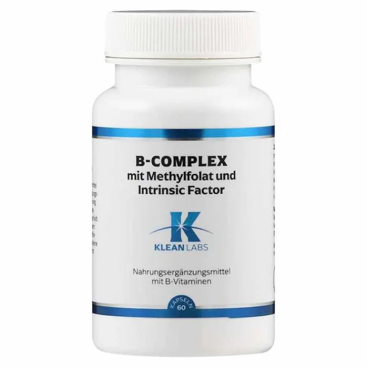 B-Complex mit Methylfolat und Intrinsic Factor Kap, 60 St