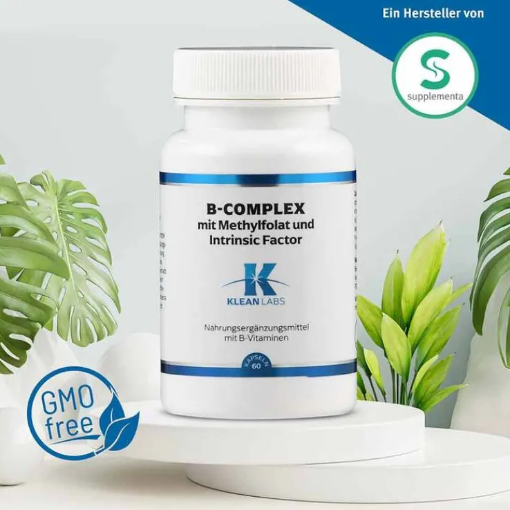 B-Complex mit Methylfolat und Intrinsic Factor Kap, 60 St
