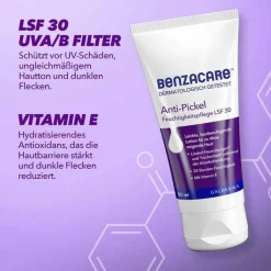 Benzacare Anti-Pickel Feuchtigkeitspflege SPF 30, 50 ml