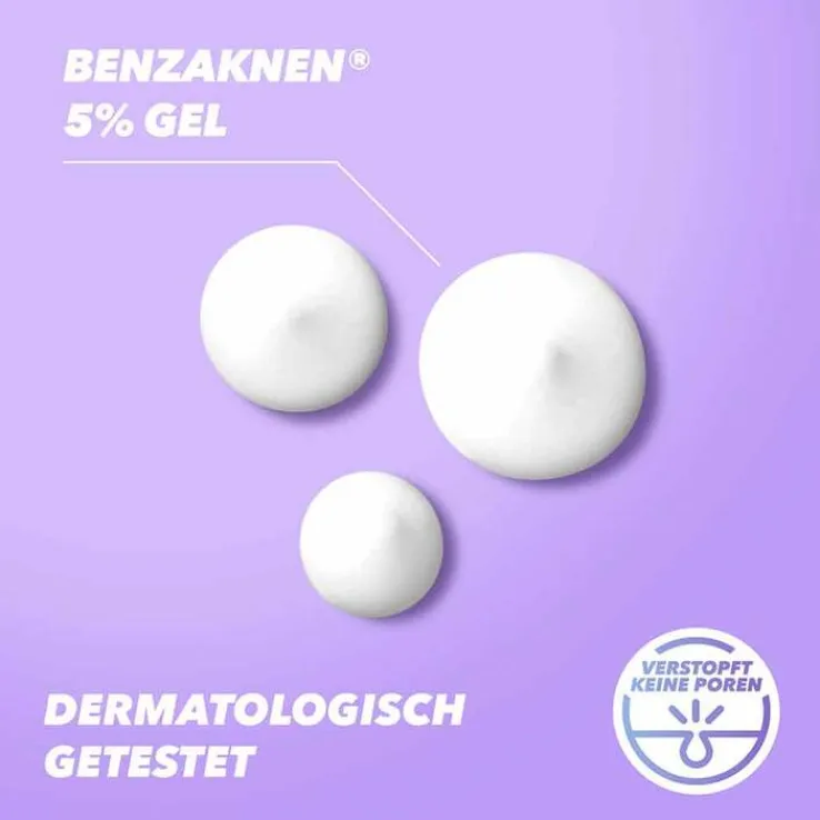 Benzaknen® 5% Gel bei leichter bis mittelschwerer Akne, 2X40 g
