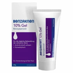 Benzaknen® 10% Gel bei mittelschwerer bis schwerer Akne, 60 g
