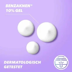 Benzaknen® 10% Gel bei mittelschwerer bis schwerer Akne, 2X60 g