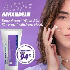 Benzaknen® Wash 5% Suspension bei unreiner Haut und leichter Akne, 100 g