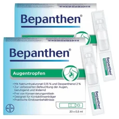 BEPANTHEN® Augentropfen , 2x10 ml