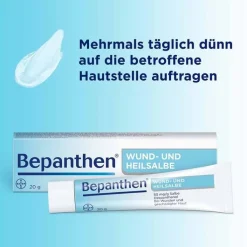 Bepanthen Wund- und Heilsalbe bei oberflächlichen Hautverletzungen, 20 g