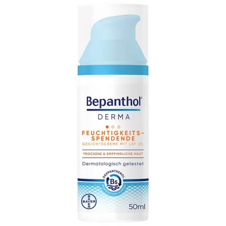 Bepanthol Derma feuchtigkeitsspendende Gesichtscreme LSF 25, 1X50 ml