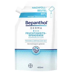 Bepanthol Derma feuchtigkeitsspendende Körperlotion Nachfüllbeutel, 1X400 ml