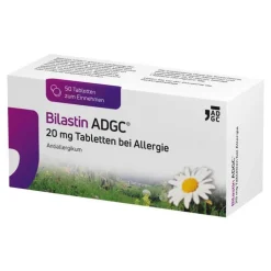 Bilastin ADGC 20 mg Tabletten bei Allergie, 50 St