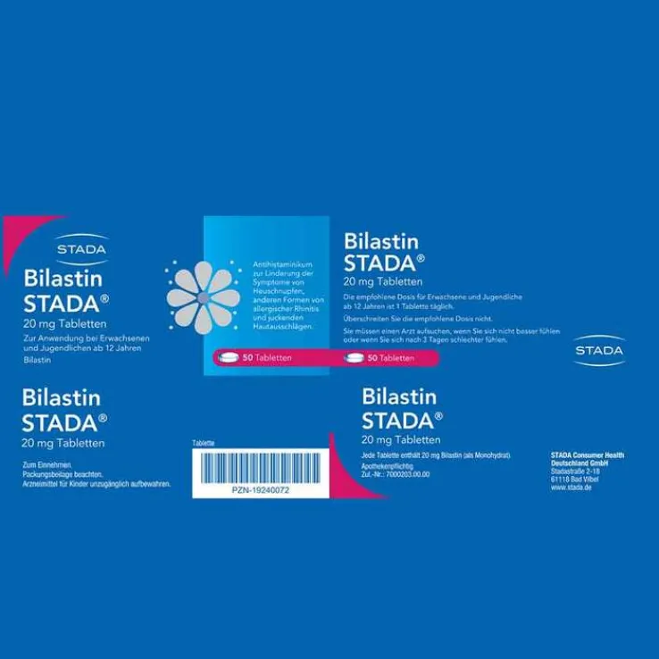 Bilastin STADA 20 mg Tabletten, 50 St